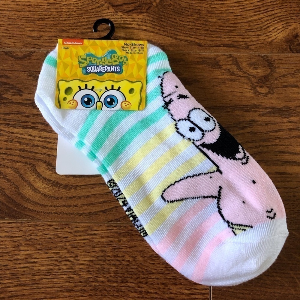 Spongebob Squarepants: Patrick No-shows socks